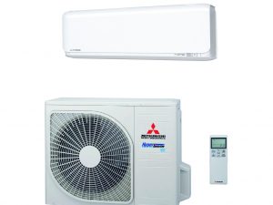 Mitsubishi SRK50ZSX-WF Wit met ingebouwde wifi.